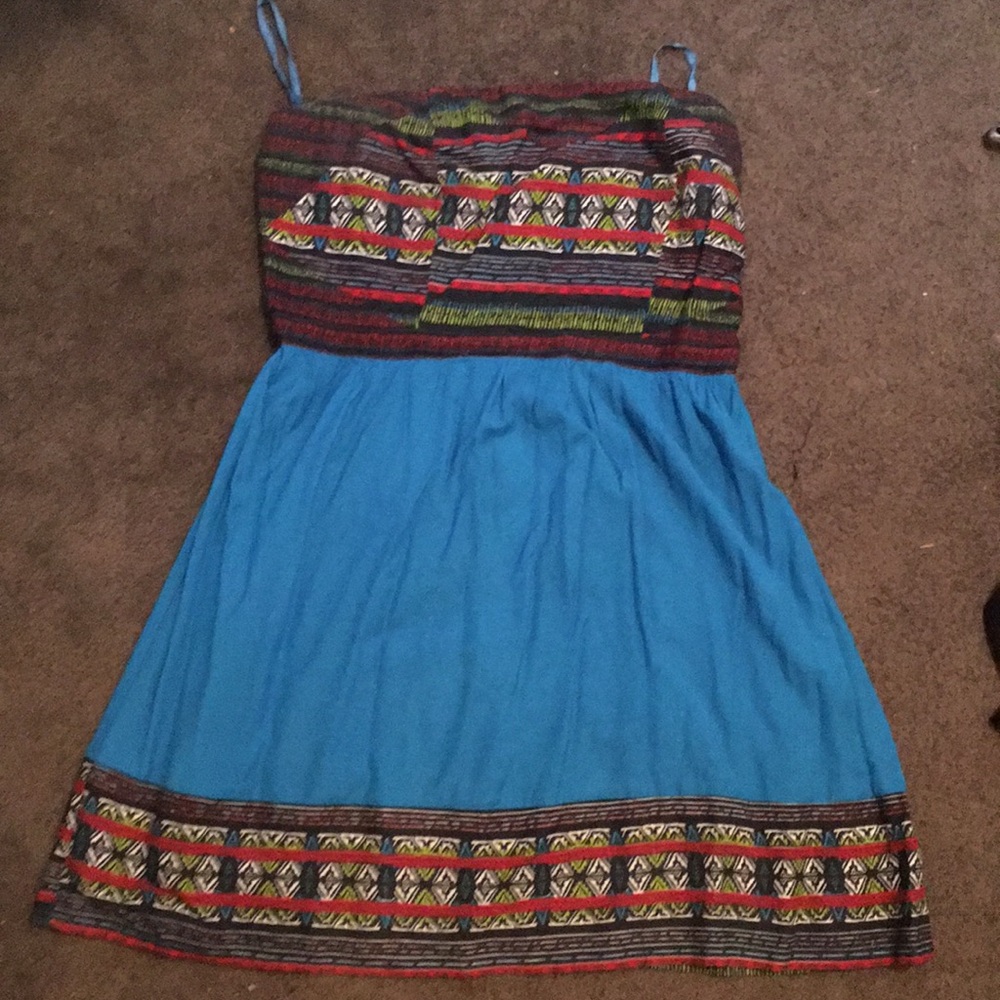 Strapless Tribal Sundress.